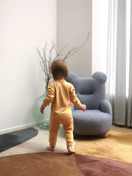 Изображение товара Набор комбинезонов для малышей MOWbaby Birds /1282 (Yellow, р.74)