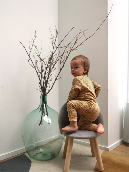 Изображение товара Набор комбинезонов для малышей MOWbaby Birds /1282 (Yellow, р.74)