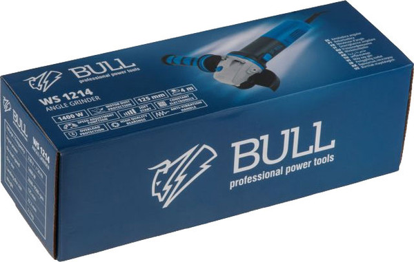 Изображение товара Профессиональная угловая шлифмашина Bull WS 1214 (1327639)