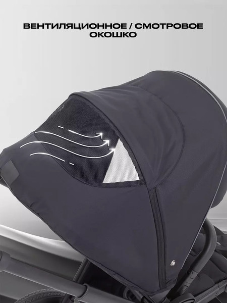 Изображение товара Детская универсальная коляска Rant Flex 2в1 / RA076 (Black)