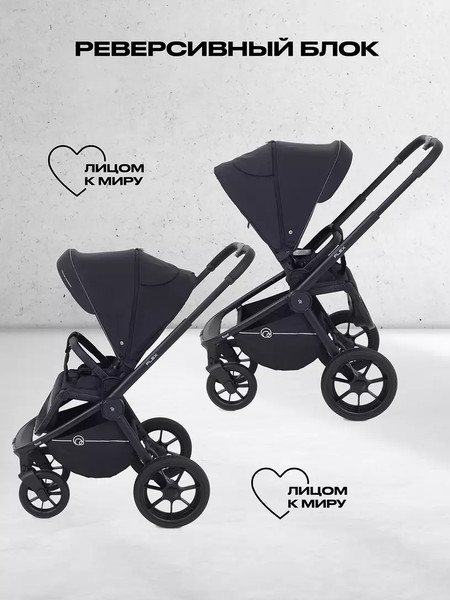 Изображение товара Детская универсальная коляска Rant Flex 2в1 / RA076 (Black)