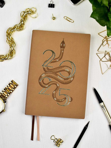 Изображение товара Ежедневник Escalada Илон Маск. Кассандра 2025 / 67004 (176л, бежевый)