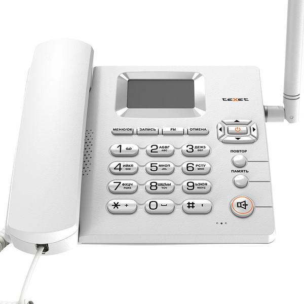 Изображение товара Беспроводной телефон Texet FX-100 (белый)