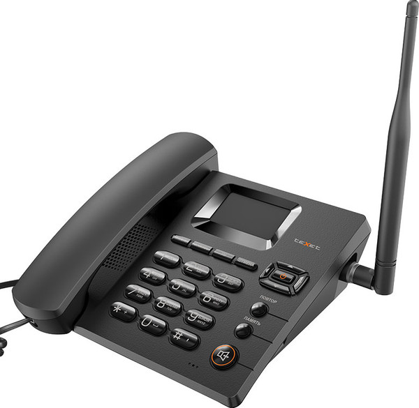 Изображение товара Беспроводной телефон Texet FX-100 (черный)