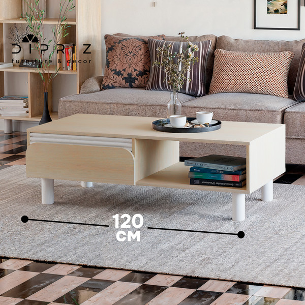 Изображение товара Журнальный столик Dipriz Ola 1 ящ / Д.63037.1 (дуб шамони)