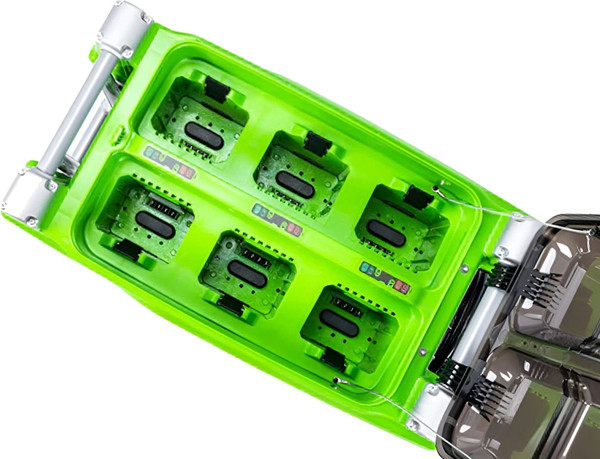 Изображение товара Зарядное устройство для электроинструмента Greenworks 82В / 2955107 на 6 аккумуляторов