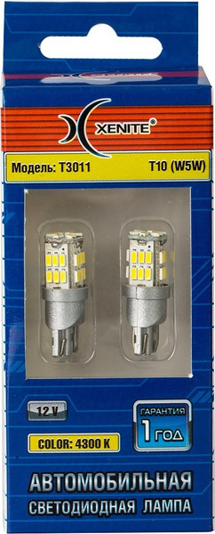 Изображение товара Комплект автомобильных ламп Xenite 1009570 (2шт)