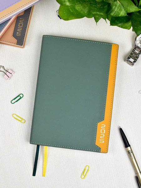 Изображение товара Ежедневник Escalada Илон Маск. Руффо / 66972 (176л, оливковый)