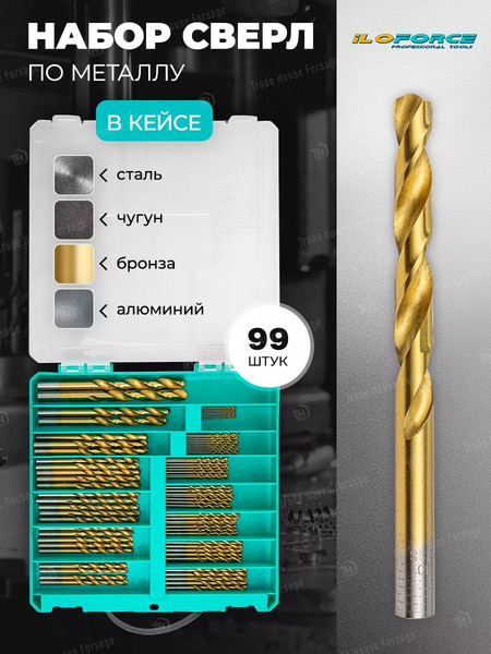 Изображение товара Набор сверл ILOforce IF-924U100