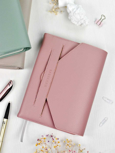 Изображение товара Ежедневник Escalada Наппа Экстра / 67203 (160л, розовый)