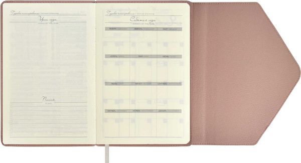 Изображение товара Ежедневник Escalada Наппа Экстра / 67203 (160л, розовый)