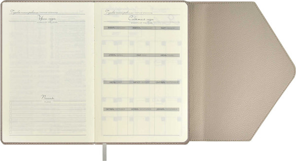 Изображение товара Ежедневник Escalada Наппа Экстра / 67205 (160л, серый)