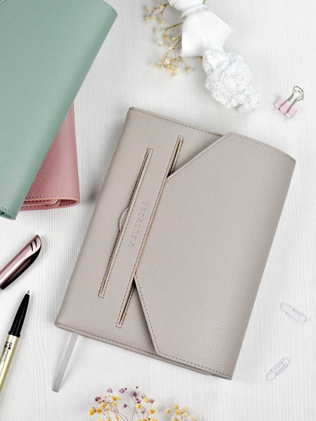 Изображение товара Ежедневник Escalada Наппа Экстра / 67205 (160л, серый)