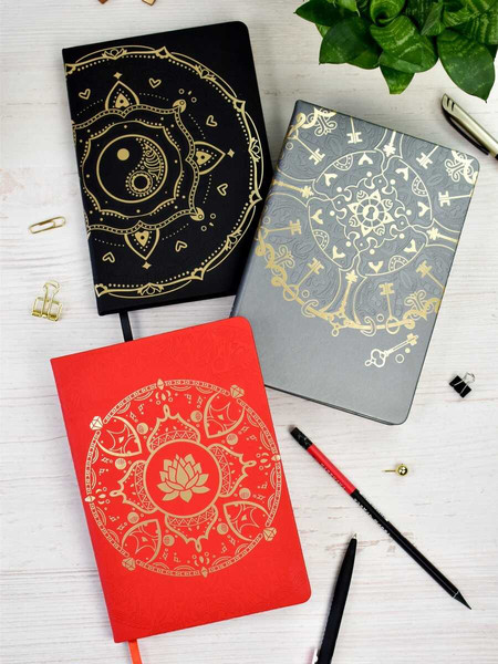 Изображение товара Ежедневник Escalada Арт-терапия. Софт-тач / 67224 (124л, черный)