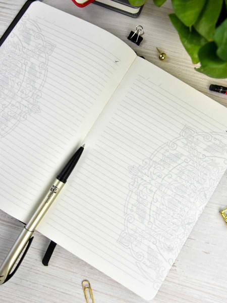 Изображение товара Ежедневник Escalada Арт-терапия. Софт-тач / 67224 (124л, черный)