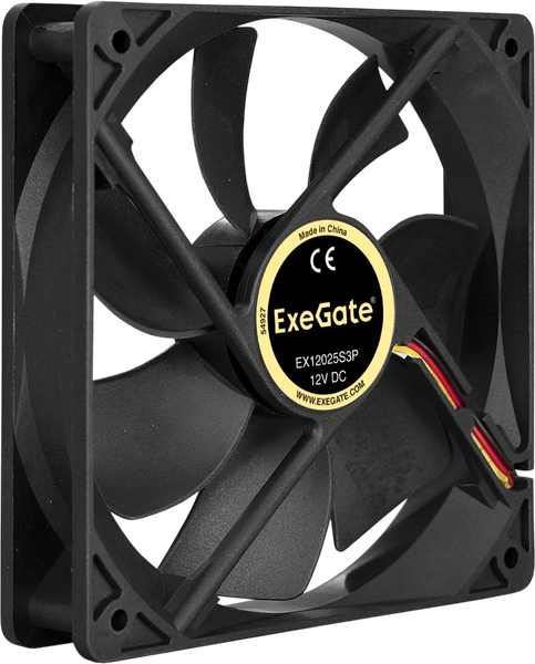 Изображение товара Вентилятор для корпуса ExeGate EX12025S3P / EX166176RUS