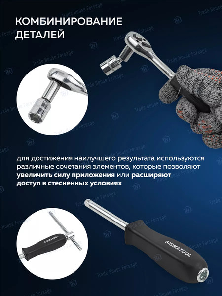 Изображение товара Универсальный набор инструментов Sigmatool 2462-5(56888)