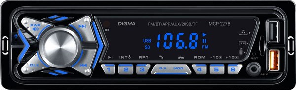 Изображение товара Автомагнитола Digma MCP-227B