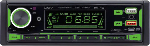 Изображение товара Автомагнитола Digma MCP-450