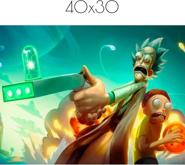 Изображение товара Постер Citydecor Рик и Морти 8 (30x40)