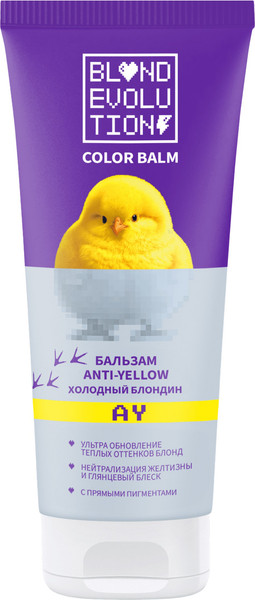 Изображение товара Оттеночный бальзам для волос Blondevolution Anti-yellow (200мл, холодный блондин)