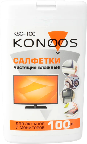 Изображение товара Салфетки для ухода за техникой Konoos KSC-100 (100шт)
