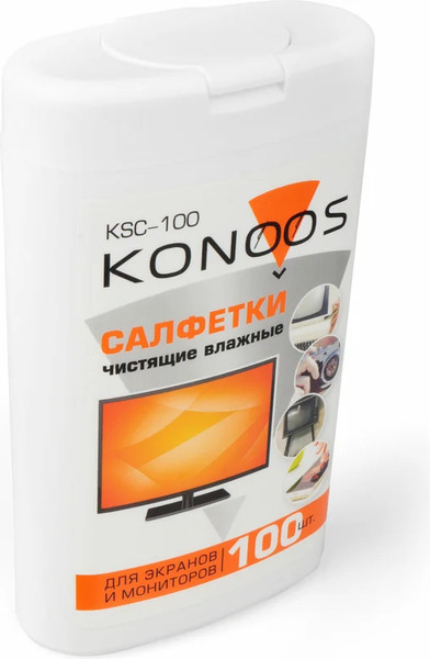 Изображение товара Салфетки для ухода за техникой Konoos KSC-100 (100шт)