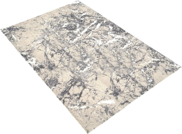 Изображение товара Коврик Shahintex Icarpet Print антискользящий 135 Мрамор 100x150 / 841431 (серый/бежевый)