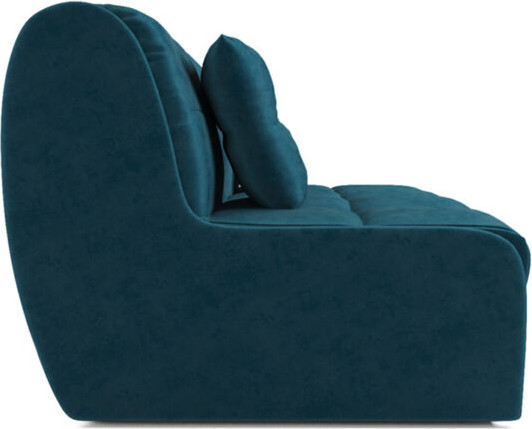Изображение товара Диван Mebel-Ars Аккордеон Барон №2 НПБ 120x200 (бархат синий/зеленый Star Velvet 43 Black Green)