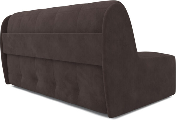 Изображение товара Диван Mebel-Ars Аккордеон Барон №2 НПБ 120x200 (велюр молочный шоколад НВ-178/13)