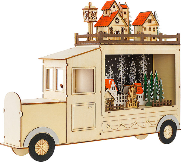 Изображение товара Световая фигурка Tkano New Year Essential Festive Truck / TK23-NY_LIGHT002