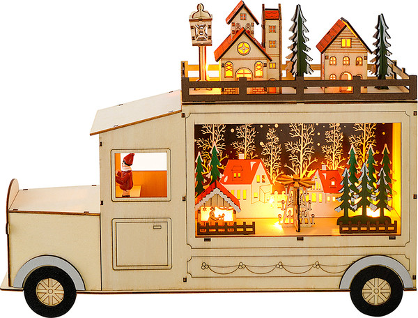 Изображение товара Световая фигурка Tkano New Year Essential Festive Truck / TK23-NY_LIGHT002