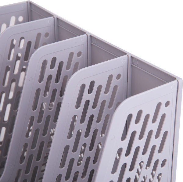 Изображение товара Лоток для бумаг Deli E9846 (серый)