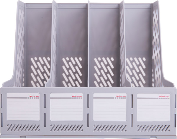 Изображение товара Лоток для бумаг Deli E9846 (серый)