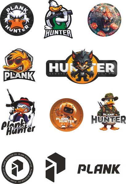 Изображение товара Самокат трюковый Plank Hunter P24-HUNTER-110BK (черный)