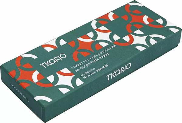 Изображение товара Набор елочных игрушек Tkano New Year Essential Felts mood / TK23-NY_SET0013