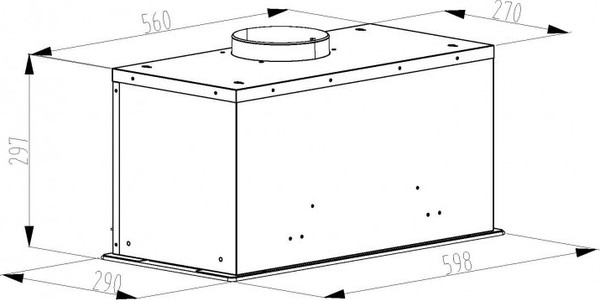 Изображение товара Вытяжка скрытая Schtoff Planet 60 (черный)