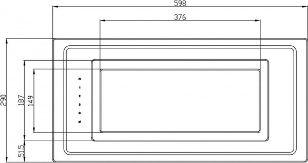 Изображение товара Вытяжка скрытая Schtoff Vega 60 (черный)