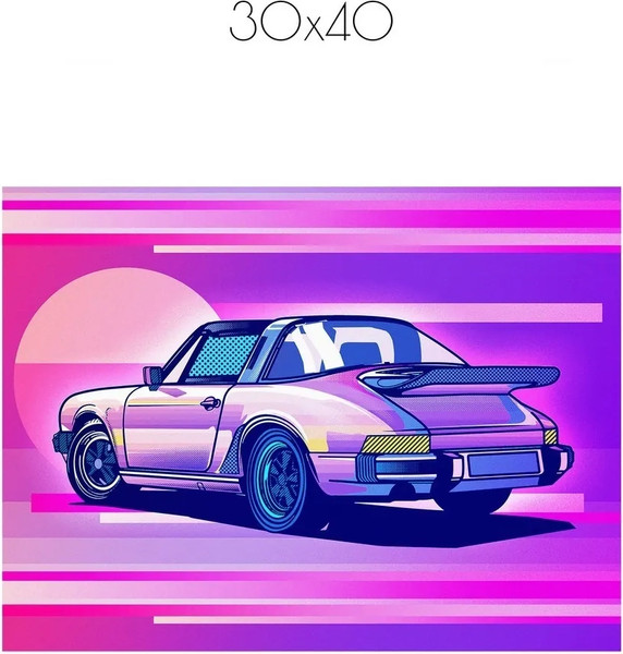 Изображение товара Постер Citydecor Порше 1 (30x40)