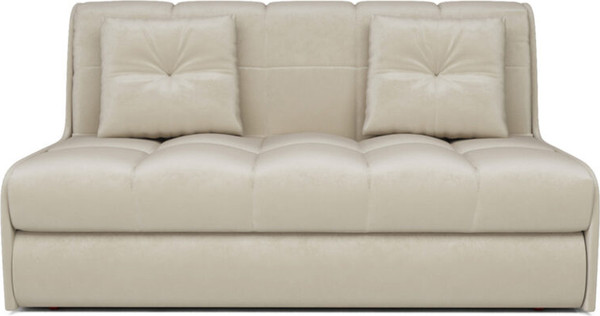 Изображение товара Диван Mebel-Ars Аккордеон Барон №2 НПБ 140x200 (бархат бежевый Star Velvet 6 Light Beige)