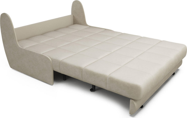 Изображение товара Диван Mebel-Ars Аккордеон Барон №2 НПБ 140x200 (бархат бежевый Star Velvet 6 Light Beige)