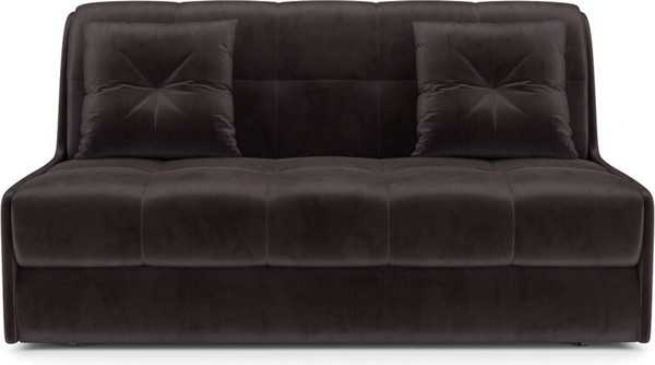 Изображение товара Диван Mebel-Ars Аккордеон Барон №2 НПБ 140x200 (бархат шоколадный Star Velvet 60 Coffee)