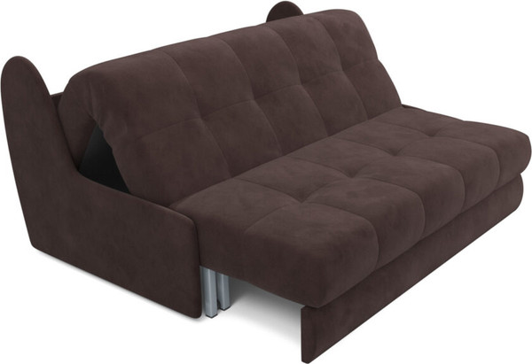 Изображение товара Диван Mebel-Ars Аккордеон Барон №2 НПБ 140x200 (велюр молочный шоколад НВ-178/13)