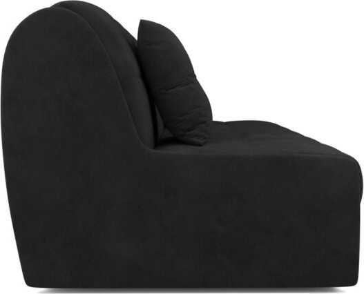 Изображение товара Диван Mebel-Ars Аккордеон Барон №2 НПБ 140x200 (велюр черный НВ-178/17)