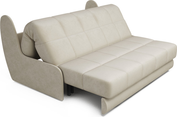 Изображение товара Диван Mebel-Ars Аккордеон Барон №2 НПБ 180x200 (бархат бежевый Star Velvet 6 Light Beige)