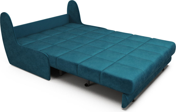 Изображение товара Диван Mebel-Ars Аккордеон Барон №2 НПБ 180x200 (бархат синий/зеленый Star Velvet 43 Black Green)