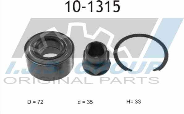 Изображение товара Подшипник ступичный IJS 10-1315