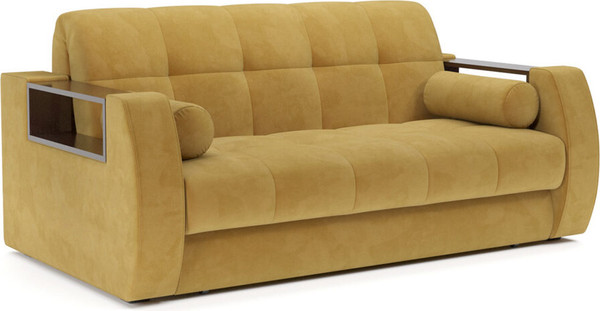 Изображение товара Диван Mebel-Ars Аккордеон Барон №3 НПБ 120x200 (Cabrio 27 желтый)