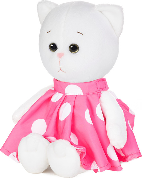 Изображение товара Мягкая игрушка Колбаскин & Мышель Мышель в розовом платье в горошек / MT-MRT-КМ-0320248-20