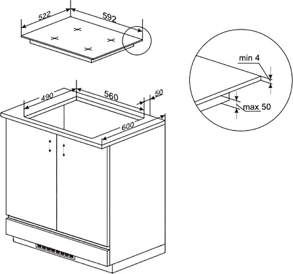 Изображение товара Индукционная варочная панель Hansa BHI67006